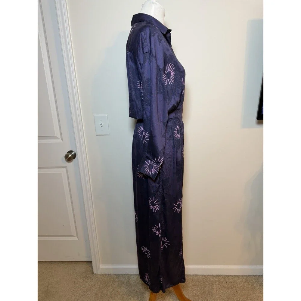 Omika Maxi Mara Midnight Dress Women’s Small Purple NWT($253) Bohemian Luxury - Picture 4 of 11